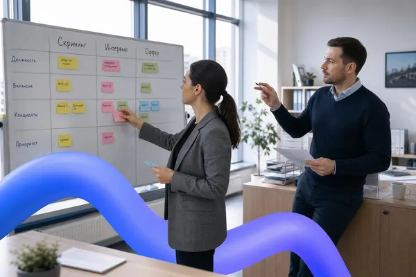 Доска задач для non‑IT команд: как настроить Kanban под HR, продажи и операции — с готовыми макетами колонок