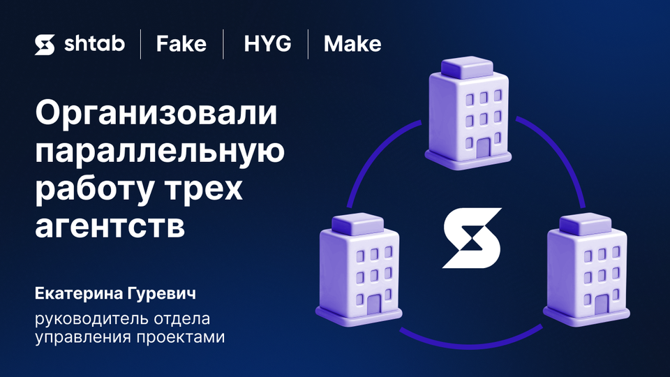 Организовали работу трех агентств в одной системе управления проектами